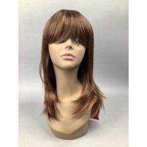 Hannah Wig DX2216 Blonde Mix Long Straight Curl Classic Cap Adjustable Synthetic